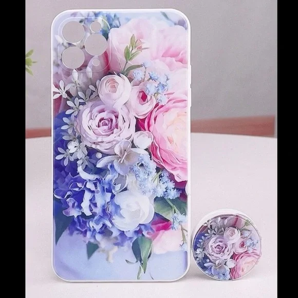 NEW!!  Floral Pink iPhone Case 11Pro/ 11Pro Max/ 12Pro Max - Picture 3 of 8